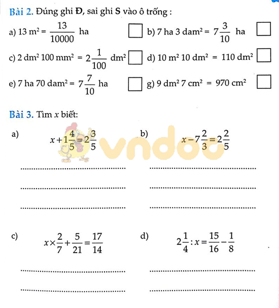 Cùng em học Toán lớp 5 Tuần 6