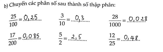 Cùng em học Toán lớp 5 Tuần 7