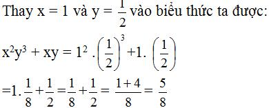 Giải bài tập SGK Toán lớp 7 bài 2: Giá trị của một biểu thức đại số