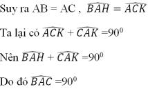 Giải bài tập SGK Toán lớp 7 bài: Ôn tập chương II: Tam giác