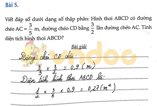 Cùng em học Toán lớp 5 Tuần 8 