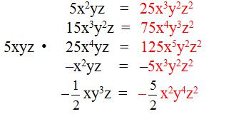Giải bài tập SGK Toán lớp 7 bài: Ôn tập chương IV: Biểu thức đại số