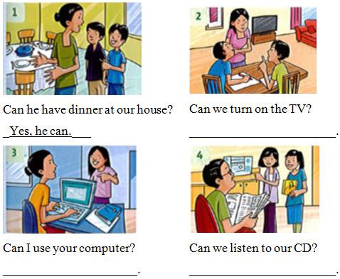 Giải bài tập tiếng Anh lớp 4