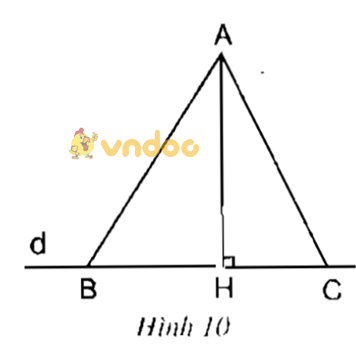 Giải bài tập SGK Toán lớp 7 bài 2: Quan hệ giữa đường vuông góc và đường xiên, đường xiên và hình chiếu