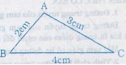 Giải bài tập SGK Toán lớp 7 bài 3: Quan hệ giữa ba cạnh của một tam giác. Bất đẳng thức tam giác