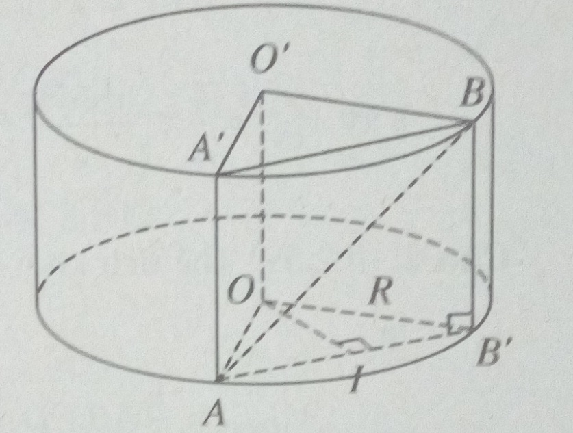 Giải SBT Toán 12: Đề kiểm tra - Chương 2. Mặt nón, mặt trụ, mặt cầu