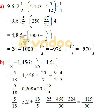 Giải bài tập SGK Toán lớp 7 bài: Phần Đại số - Ôn tập cuối năm