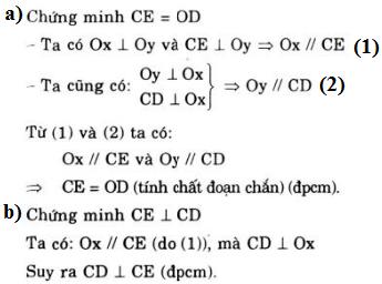 Giải bài tập SGK Toán lớp 7: Phần Hình học - Ôn tập cuối năm