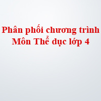 Tinh giản chương trình học kì 2 lớp 4 môn Thể dục năm 2019 - 2020