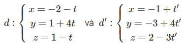 Giải SBT Toán 12 ôn tập chương 3: Phương pháp tọa độ trong không gian