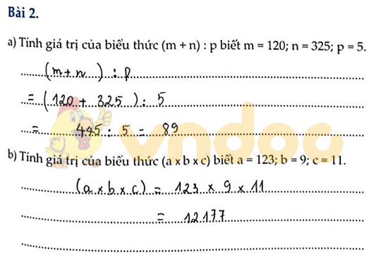 Cùng em học Toán lớp 4 Tuần 7