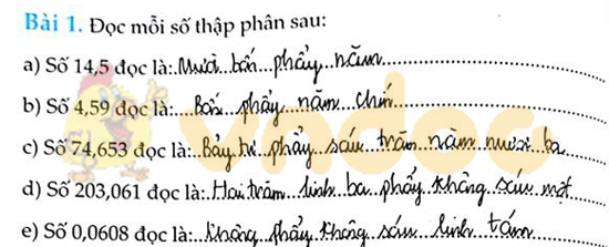 Cùng em học Toán lớp 5 Tuần 8 