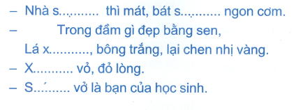 Đề kiểm tra cuối tuần Tiếng Việt lớp 1: Tuần 35 - Đề 2