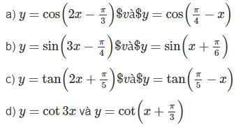 Giải SBT Toán 11 bài 2: Phương trình lượng giác cơ bản