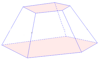 công thức tính thể tích hình chóp cụt