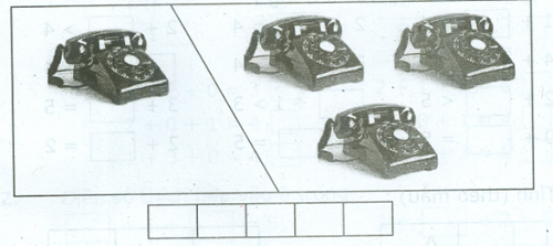 Đề kiểm tra cuối tuần Toán lớp 1: Tuần 7 - Đề 2