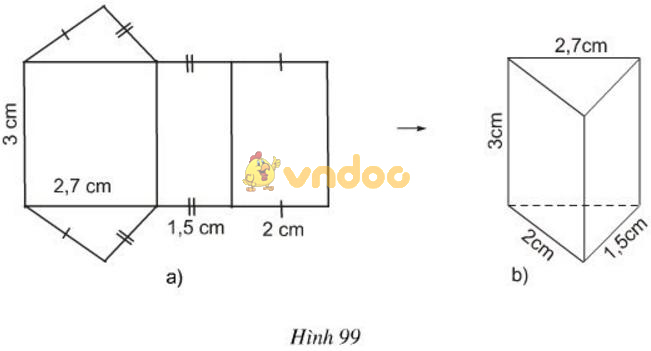 Giải bài tập SGK Toán lớp 8 bài 4: Hình lăng trụ đứng