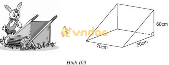 Giải bài tập SGK Toán lớp 8 bài 6: Thể tích của hình lăng trụ đứng