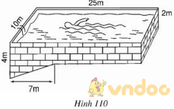 Giải bài tập SGK Toán lớp 8 bài 6: Thể tích của hình lăng trụ đứng