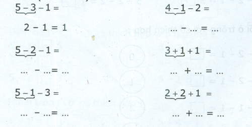 Đề kiểm tra cuối tuần Toán lớp 1: Tuần 10 - Đề 2