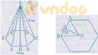 Giải bài tập SGK Toán lớp 8 bài 9: Thể tích của hình chóp đều