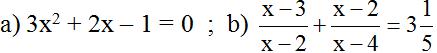 Giải bài tập SGK Toán lớp 8 bài: Phần Đại số - Ôn tập cuối năm
