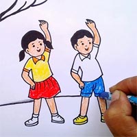 Tranh tô màu con dê cho bé yêu hội họa