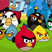 Tranh tô màu Angry Bird ngộ nghĩnh