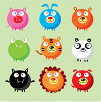 Mẫu mặt nạ hình con vật