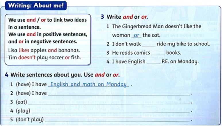 Giải bài tập tiếng Anh lớp 4