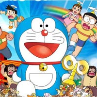 Tranh tô màu Nobita dành cho các bé