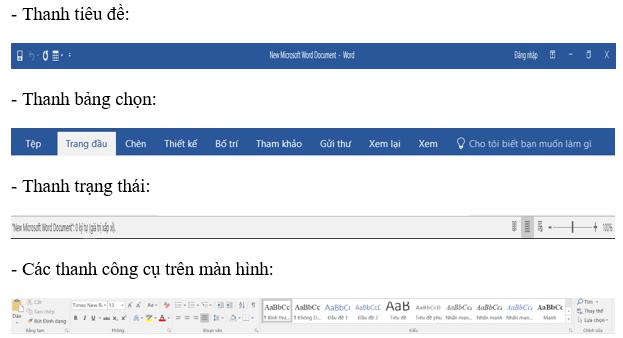 Giải bài tập SGK Tin học 10 bài 15: Làm quen với Microsoft Word