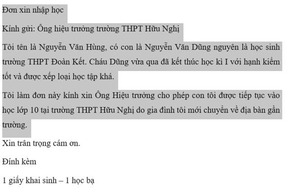 Giải bài tập SGK Tin học 10 bài 15: Làm quen với Microsoft Word