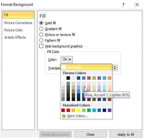Giải bài tập SGK Tin học 9 bài 9: Định dạng trang chiếu