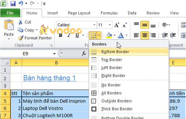 Giải bài tập SGK Tin học 7 bài 6: Định dạng trang tính
