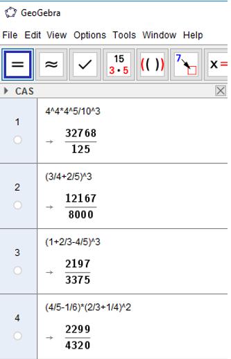 Giải bài tập SGK Tin học 7 bài 11: Học Đại số với GEOBEBRA