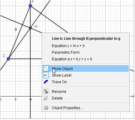 Giải bài tập SGK Tin học 7 bài 12: Vẽ hình phẳng bằng GEOGEBRA