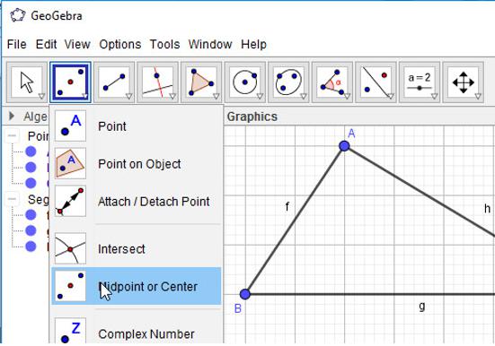 Giải bài tập SGK Tin học 7 bài 12: Vẽ hình phẳng bằng GEOGEBRA