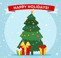 Tranh tô màu cây thông Noel đẹp nhất