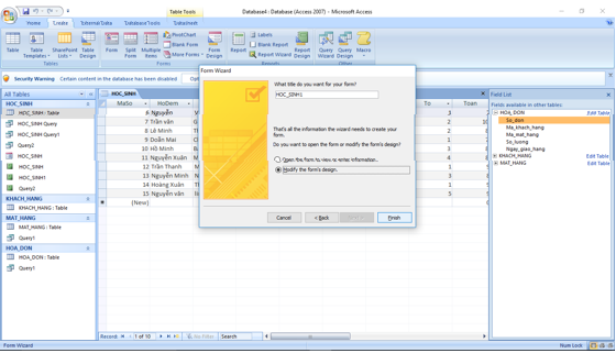 Giải bài tập SGK Tin học 12: Bài tập và thực hành 4