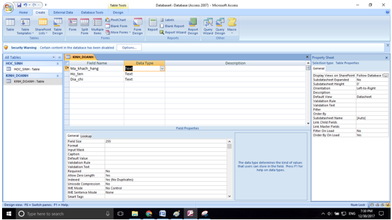Giải bài tập SGK Tin học 12: Bài tập và thực hành 5