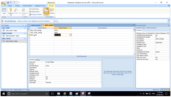 Giải bài tập SGK Tin học 12: Bài tập và thực hành 5