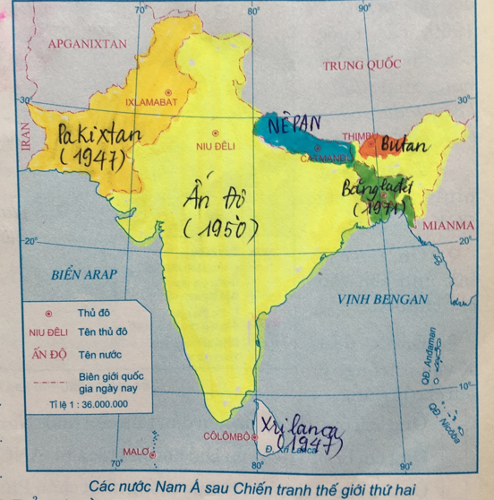 Giải Tập bản đồ Lịch Sử 12 bài 4