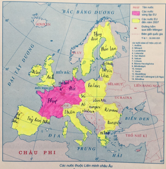 Giải Tập bản đồ Lịch Sử 12 bài 7