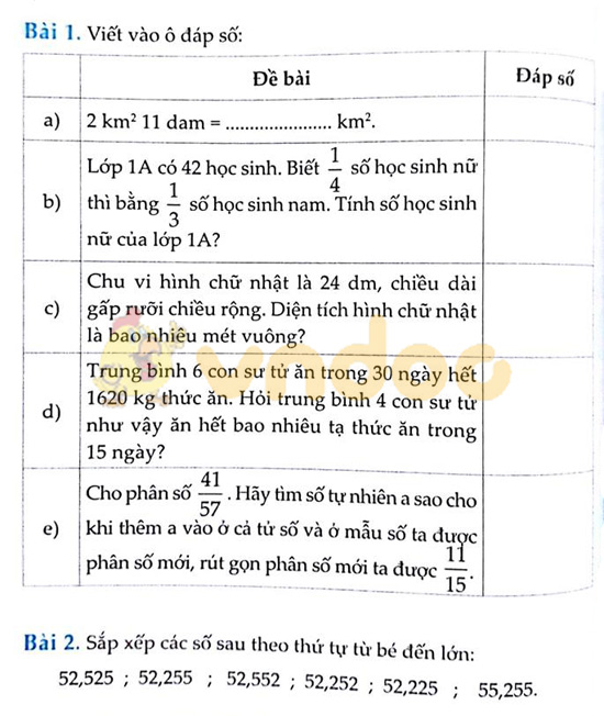Cùng em học Toán lớp 5: Ôn tập giữa học kì 1
