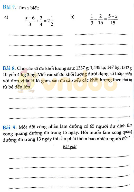 Cùng em học Toán lớp 5: Ôn tập giữa học kì 1
