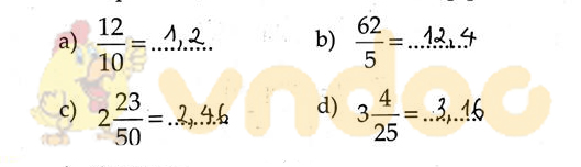 Cùng em học Toán lớp 5: Ôn tập giữa học kì 1