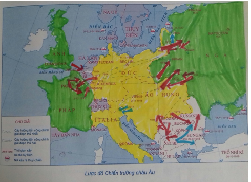 Giải Tập bản đồ Lịch Sử 11 bài 6
