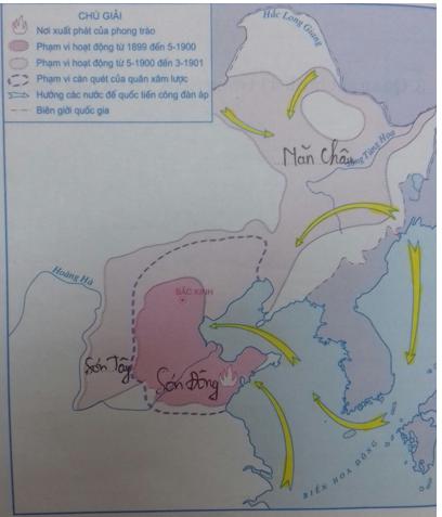 Giải Tập bản đồ Lịch Sử 8 bài 10: Trung Quốc giữa thế kỉ 19 - Đầu thế kỉ 20