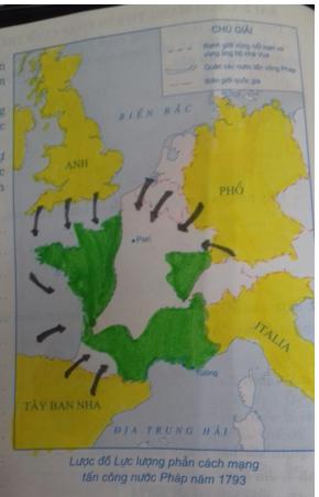 Giải Tập bản đồ Lịch Sử 8 bài 2: Cách mạng tư sản Pháp cuối thế kỉ 18